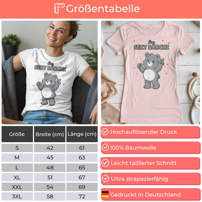 Saufbärchi T Shirt Sekt Bärchi Shirt für JGA und Party