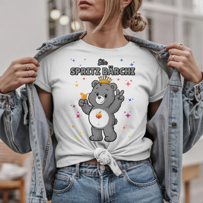 Sauf Bärchi T Shirt Spritz Bärchi Saufbärchi Shirt für JGA und Party