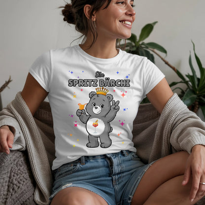 Sauf Bärchi T Shirt Spritz Bärchi Saufbärchi Shirt für JGA und Party