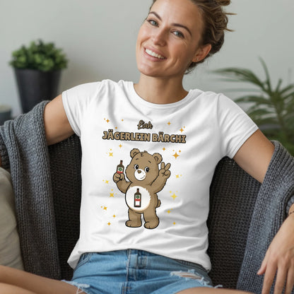 Lustiges Shirt Saufbärchi Jägerlein Bärchi Sauf Bärchi T-Shirt für JGA