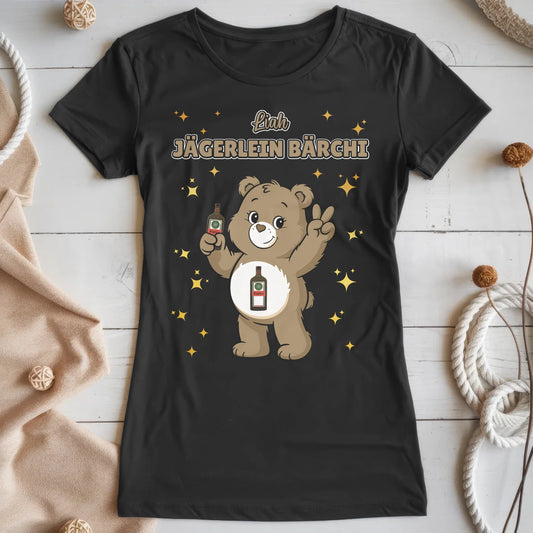 Lustiges Shirt Saufbärchi Jägerlein Bärchi Sauf Bärchi T-Shirt für JGA