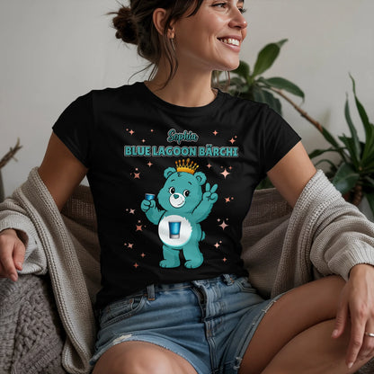 Saufbärchi T Shirt Blue Lagoon Bärchi Sauf Bärchi Shirt für JGA und Party