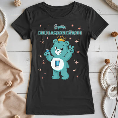 Saufbärchi T Shirt Blue Lagoon Bärchi Sauf Bärchi Shirt für JGA und Party