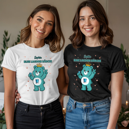 Saufbärchi T Shirt Blue Lagoon Bärchi Sauf Bärchi Shirt für JGA und Party
