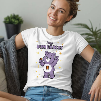 Saufbärchi TShirt Rum Bärchi Sauf Bärchi Lustiges T-Shirt für JGA