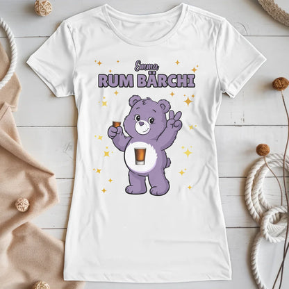 Saufbärchi TShirt Rum Bärchi Sauf Bärchi Lustiges T-Shirt für JGA