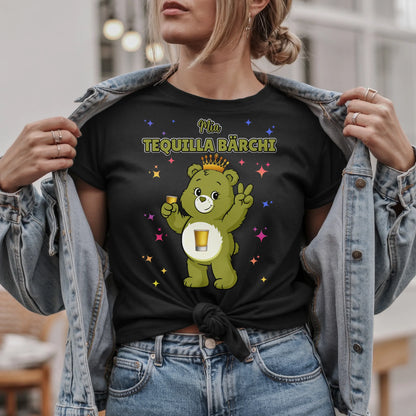 Saufbärchi Shirt Tequilla Bärchi Sauf Bärchi T-Shirt für Party und JGA
