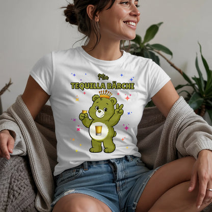 Saufbärchi Shirt Tequilla Bärchi Sauf Bärchi T-Shirt für Party und JGA