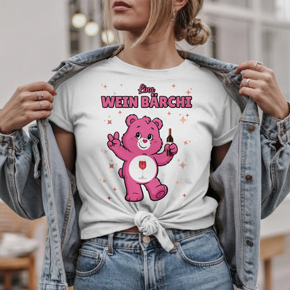 Sauf Bärchi TShirt Wein Bärchi Lustiges T-Shirt für JGA