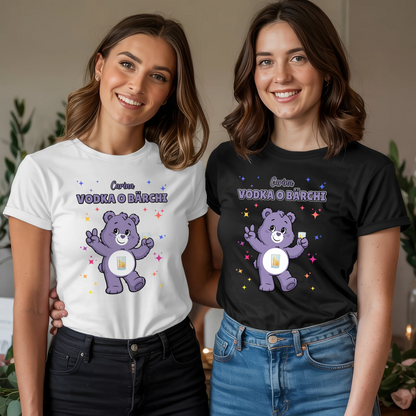 Lustiges Shirt Saufbärchi Vodka O Bärchi Sauf Bärchi T-Shirt für JGA