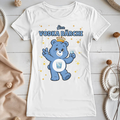 Saufbärchi T Shirt Vodka Bärchi Sauf Bärchi Shirt für JGA und Party