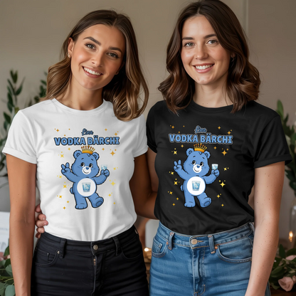 Saufbärchi T Shirt Vodka Bärchi Sauf Bärchi Shirt für JGA und Party