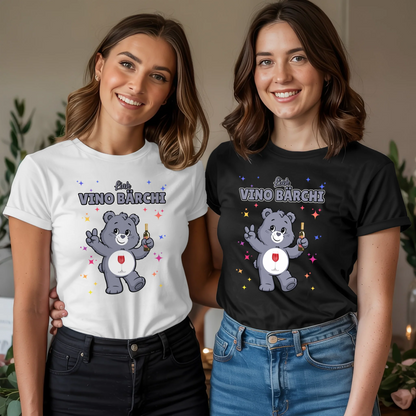 Saufbärchi TShirt Vino Bärchi Sauf Bärchi Lustiges T-Shirt für JGA