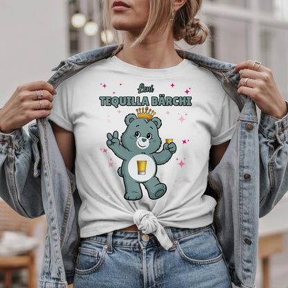 Saufbärchi Shirt Tequilla Bärchi T-Shirt für Party und JGA