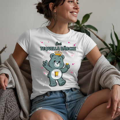 Saufbärchi Shirt Tequilla Bärchi T-Shirt für Party und JGA