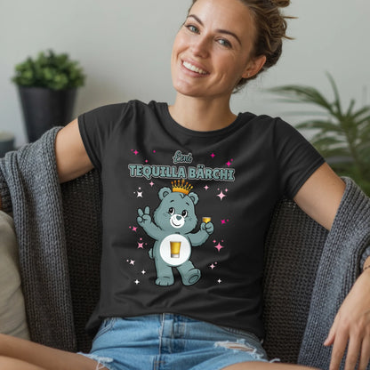 Saufbärchi Shirt Tequilla Bärchi T-Shirt für Party und JGA