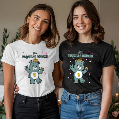 Saufbärchi Shirt Tequilla Bärchi T-Shirt für Party und JGA