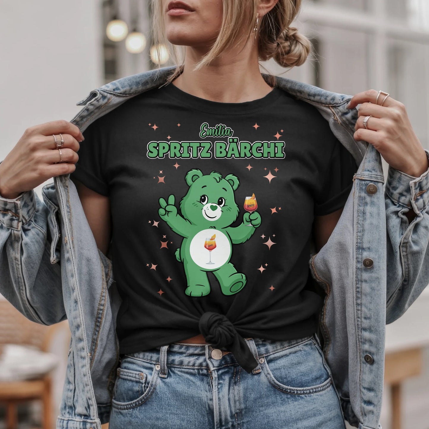 Sauf Bärchi T Shirt Spritz Bärchi Shirt JGA und Party