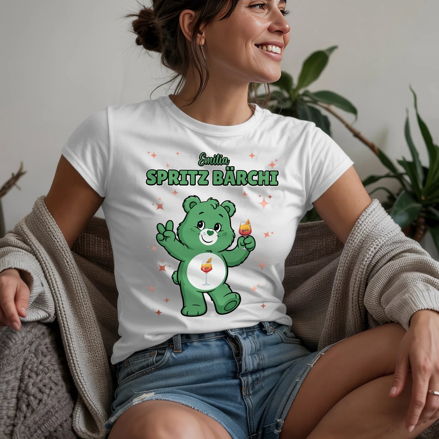 Sauf Bärchi T Shirt Spritz Bärchi Shirt JGA und Party