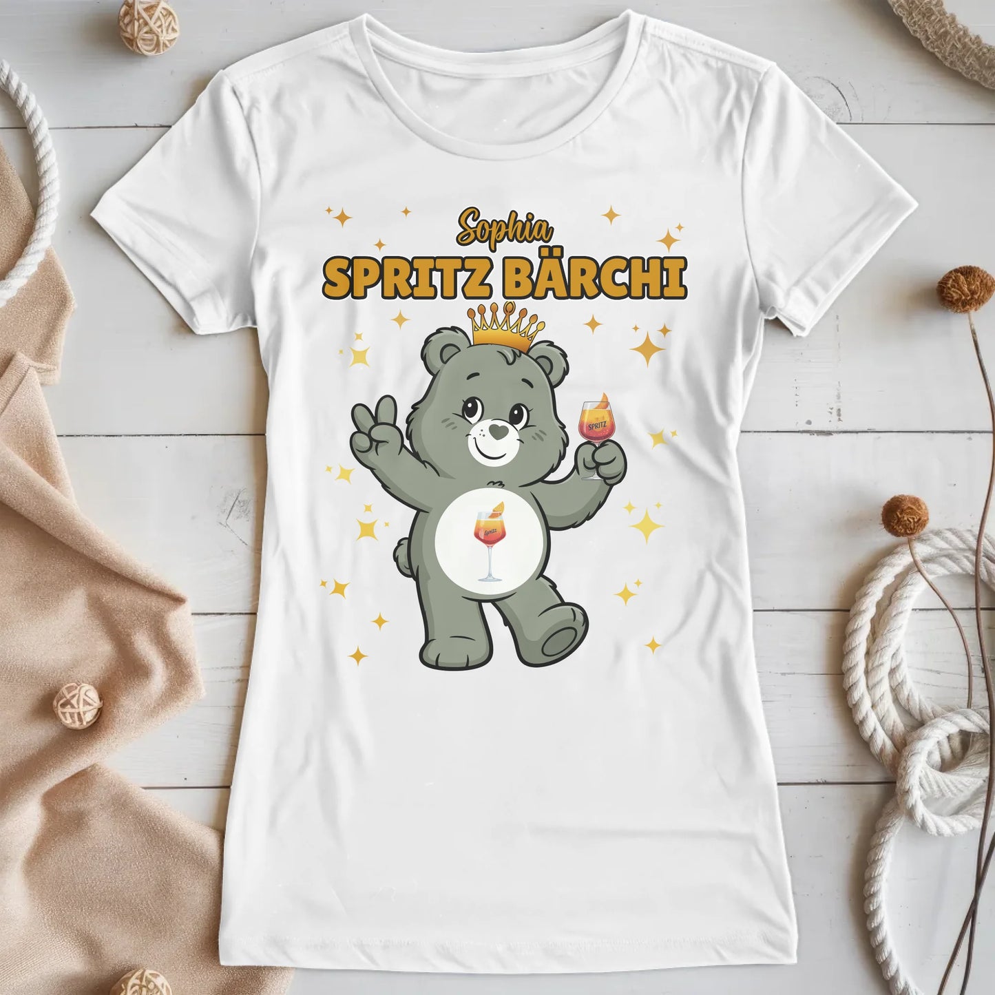 Sauf Bärchi TShirt Spritz Bärchi Saufbärchi Lustiges JGA T-Shirt