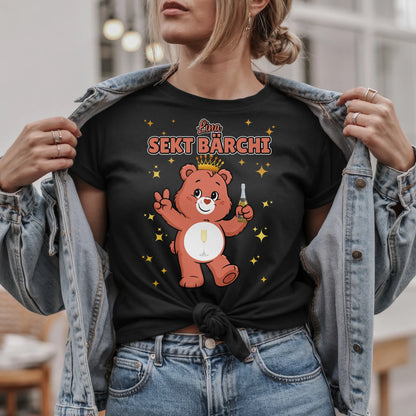 Lustiges T Shirt Sauf Bärchi Sekt Bärchi Sauf Bärchi JGA Shirt
