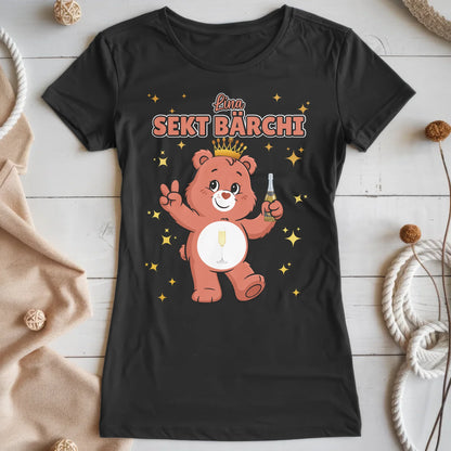 Lustiges T Shirt Sauf Bärchi Sekt Bärchi Sauf Bärchi JGA Shirt