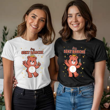 Lustiges T Shirt Sauf Bärchi Sekt Bärchi Sauf Bärchi JGA Shirt
