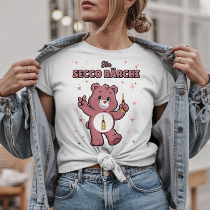 Saufbärchi Shirt Secco Bärchi Sauf Bärchi T-Shirt für Party und JGA