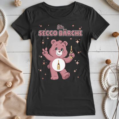 Saufbärchi Shirt Secco Bärchi Sauf Bärchi T-Shirt für Party und JGA
