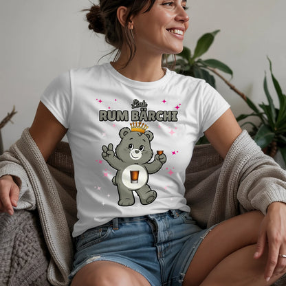 Sauf Bärchi Shirt Rum Bärchi Saufbärchi T-Shirt für Party und JGA