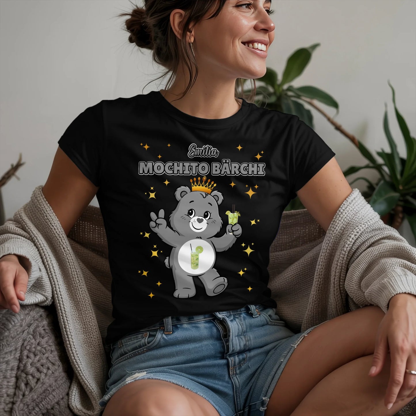 Lustiges Shirt Sauf Bärchi Mochito Bärchi Sauf Bärchi JGA T-Shirt