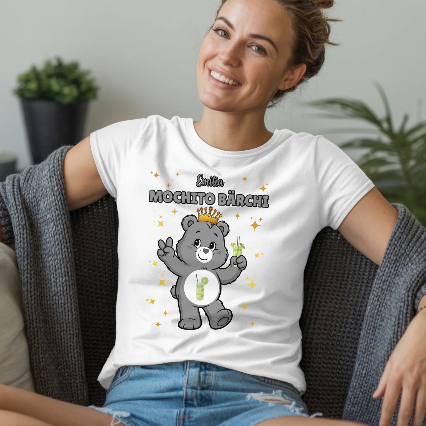 Lustiges Shirt Sauf Bärchi Mochito Bärchi Sauf Bärchi JGA T-Shirt