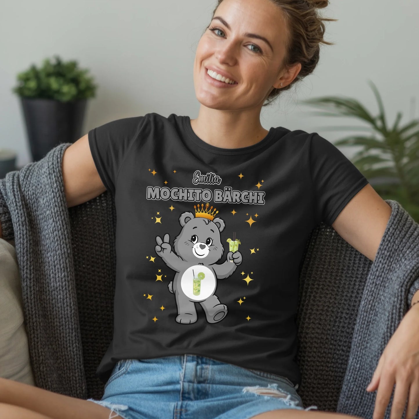 Lustiges Shirt Sauf Bärchi Mochito Bärchi Sauf Bärchi JGA T-Shirt