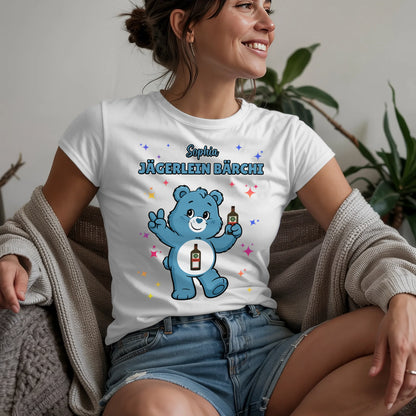 Lustiges T Shirt Sauf Bärchi Jägerlein Bärchi Sauf Bärchi JGA Shirt