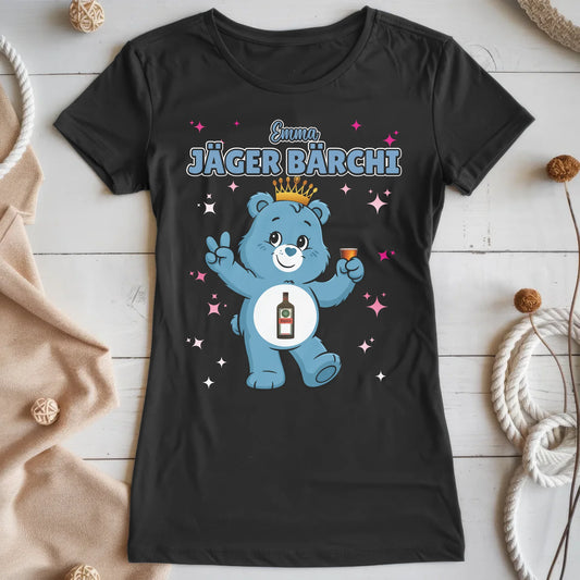 Saufbärchi T Shirt Jäger Bärchi Sauf Bärchi Shirt für JGA und Party