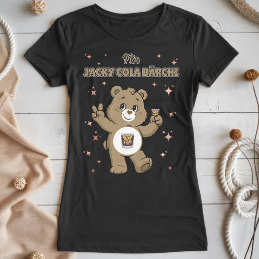 Saufbärchi TShirt Jacky Cola Bärchi Sauf Bärchi Lustiges T-Shirt für JGA