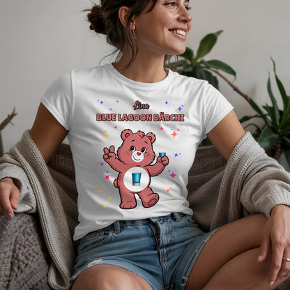 Sauf Bärchi T Shirt Blue Lagoon Bärchi Saufbärchi Shirt für JGA und Party