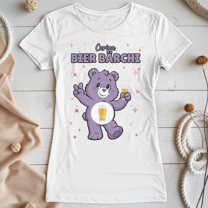 Sauf Bärchi Shirt Bier Bärchi Saufbärchi T-Shirt für Party und JGA