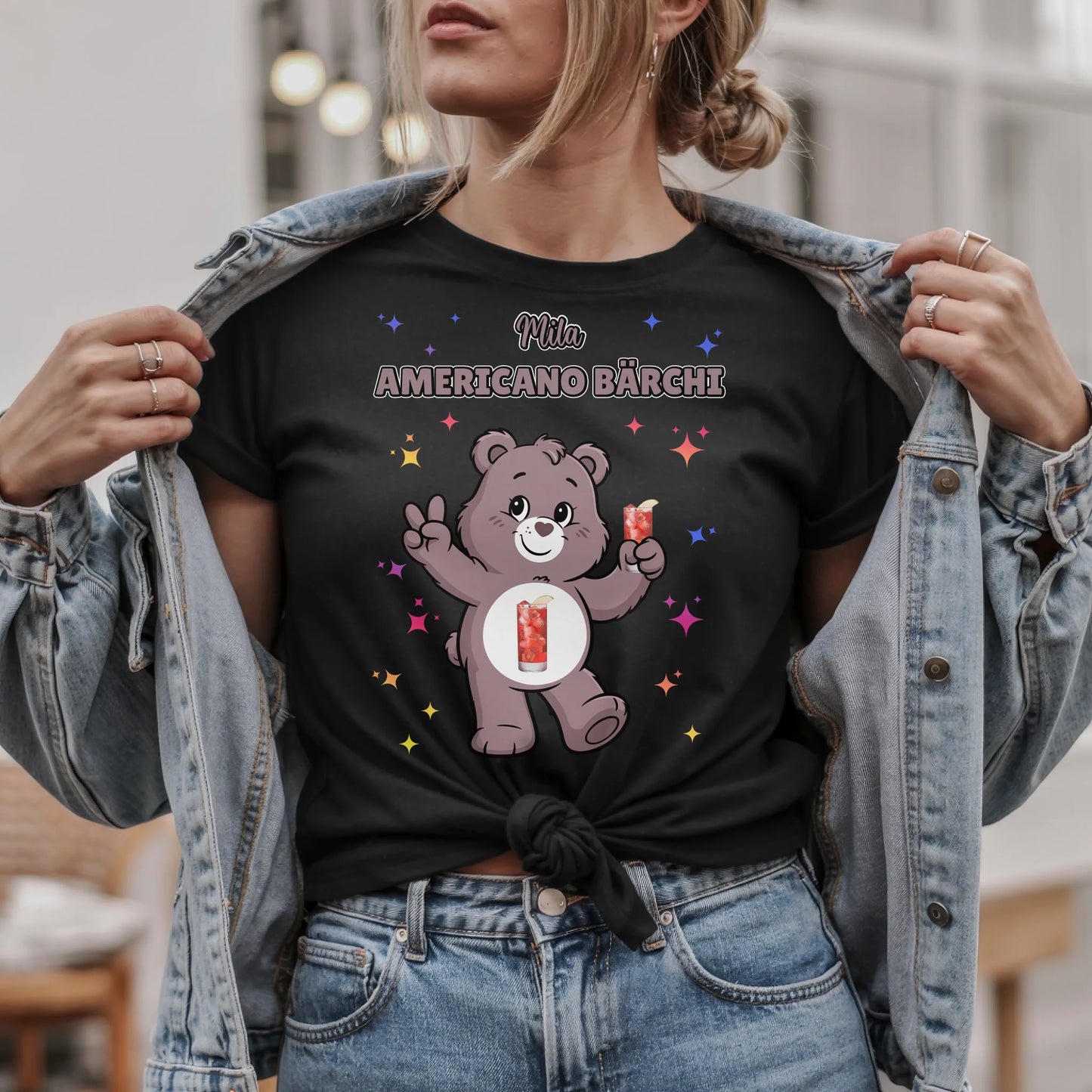 Lustiges Shirt Sauf Bärchi Americano Bärchi Sauf Bärchi JGA T-Shirt