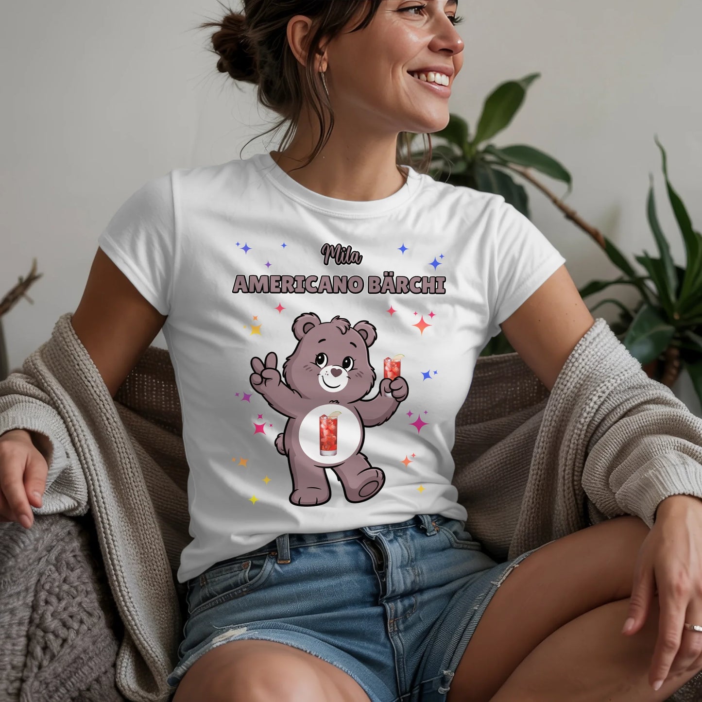 Lustiges Shirt Sauf Bärchi Americano Bärchi Sauf Bärchi JGA T-Shirt