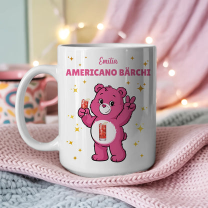 Lustige Tasse Saufbärchi Americano Bärchi Kaffeetasse 3