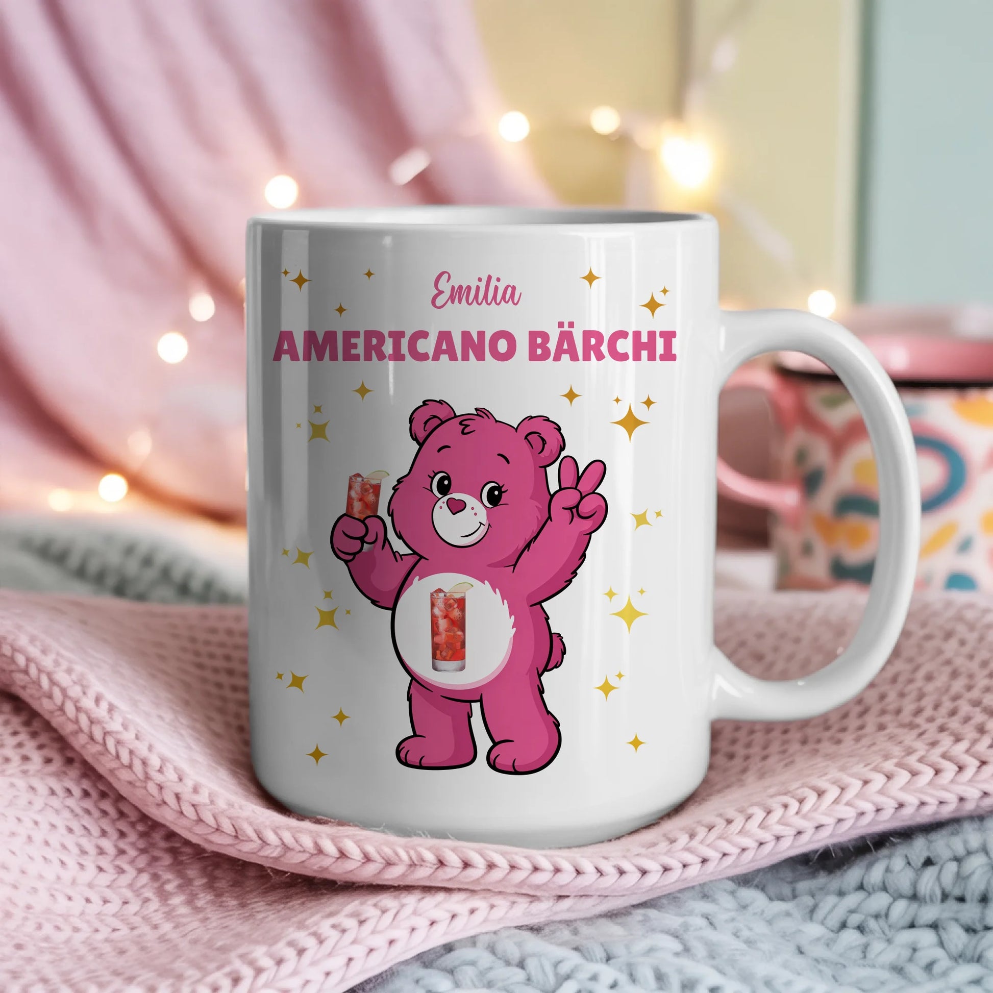 Lustige Tasse Saufbärchi Americano Bärchi Kaffeetasse 4