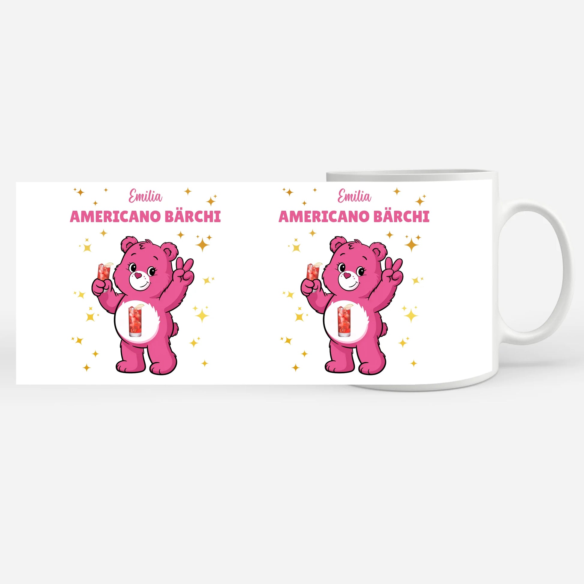 Lustige Tasse Saufbärchi Americano Bärchi Kaffeetasse 7