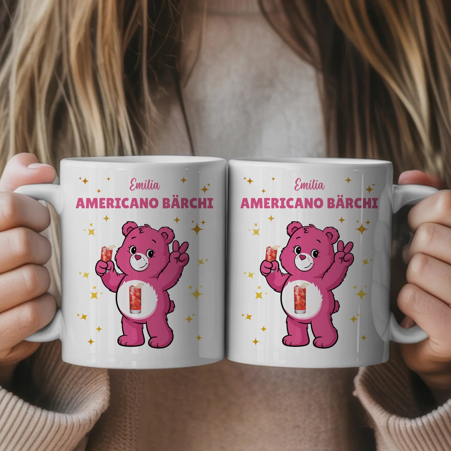 Lustige Tasse Saufbärchi Americano Bärchi Kaffeetasse 1