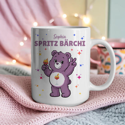 Lustige Saufbärchi Tasse Spritz Bärchi Kaffee Tasse 4