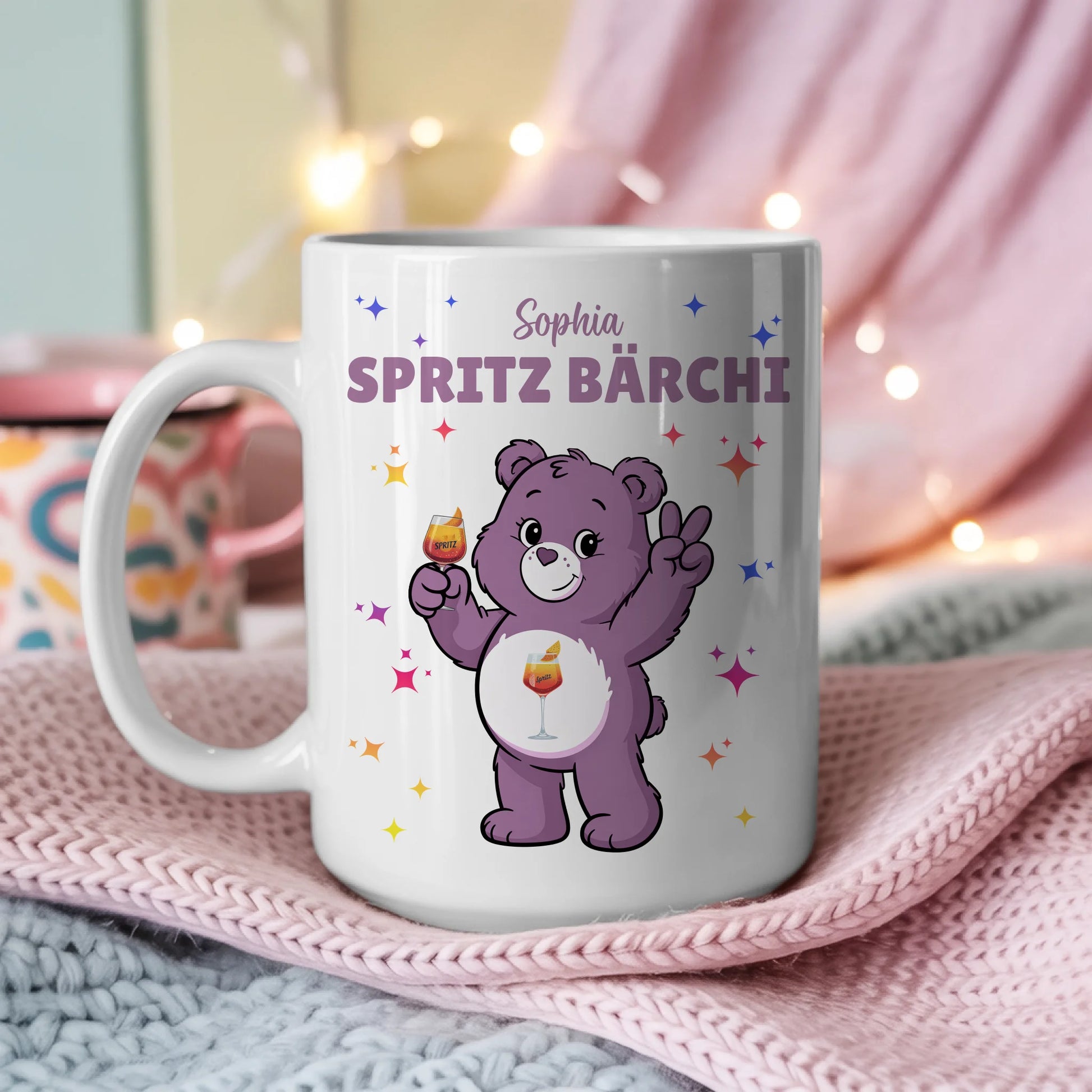 Lustige Saufbärchi Tasse Spritz Bärchi Kaffee Tasse 3