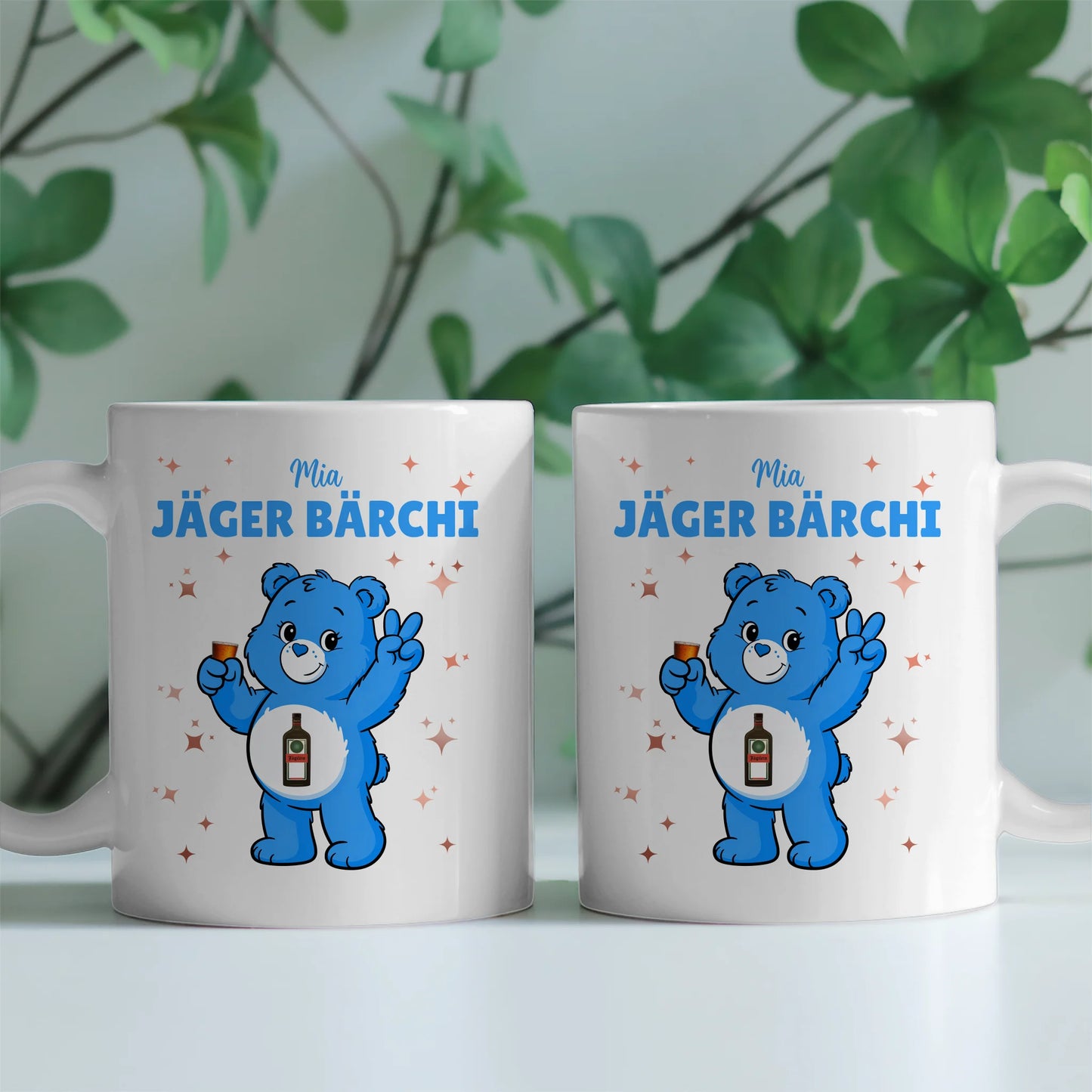 Saufbärchi Tasse Jäger Bärchi Lustige Kaffeetasse 2
