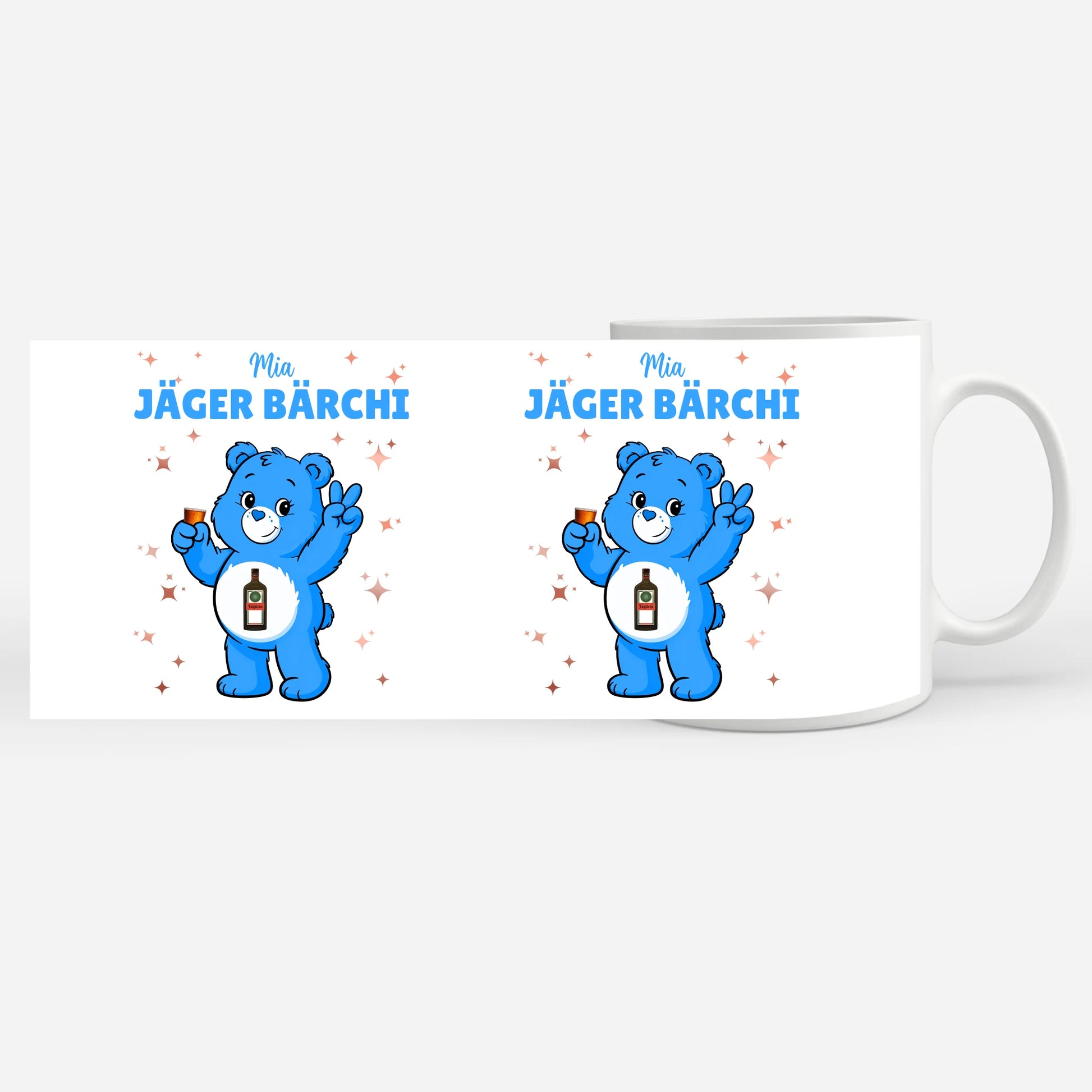 Saufbärchi Tasse Jäger Bärchi Lustige Kaffeetasse 7