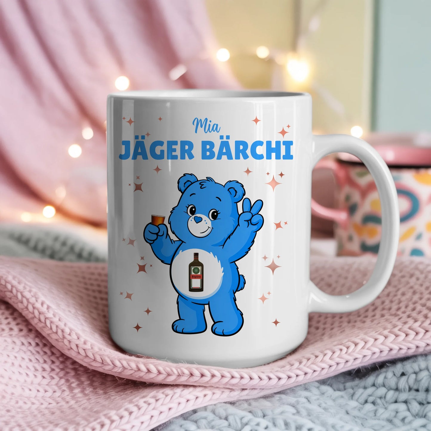 Saufbärchi Tasse Jäger Bärchi Lustige Kaffeetasse 4