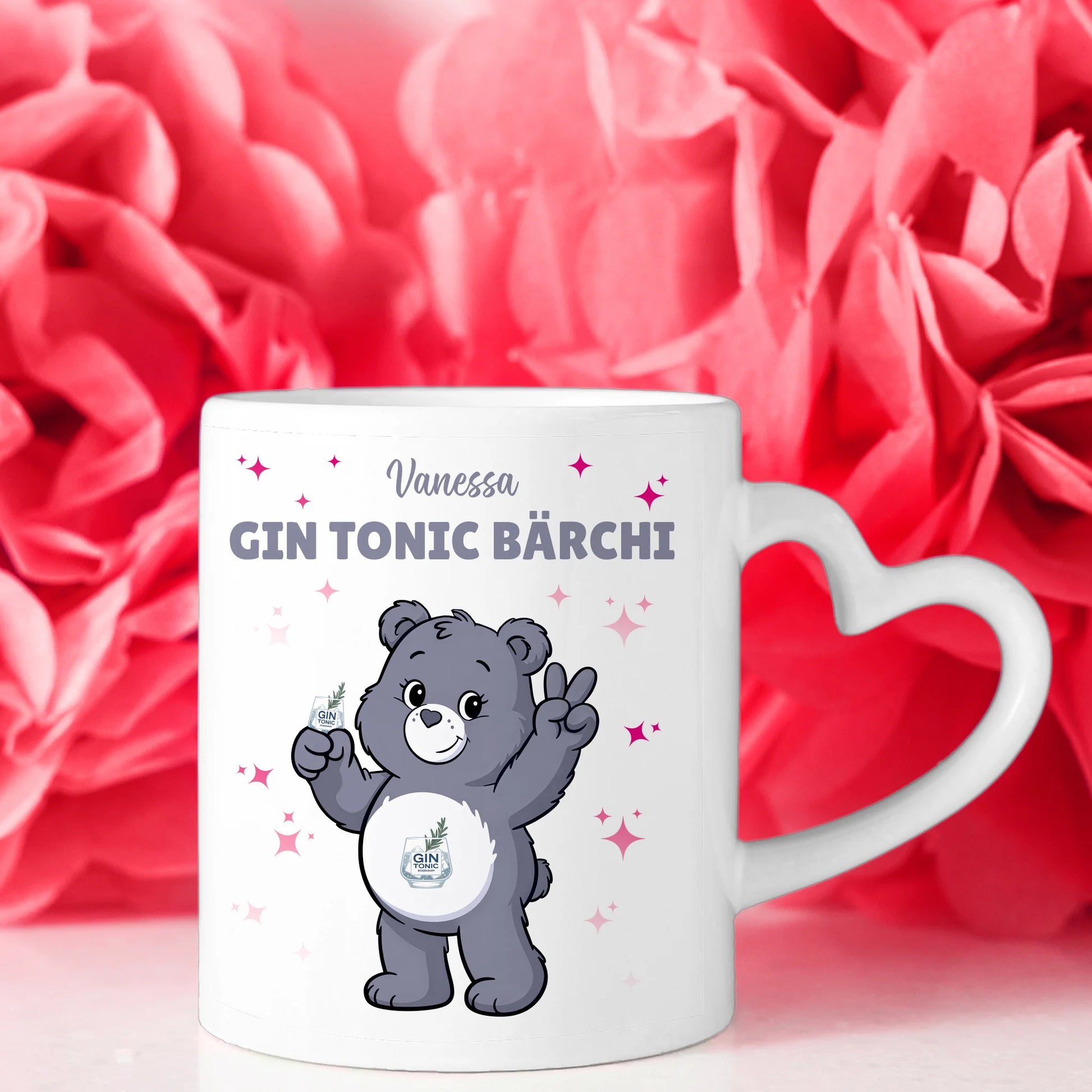 Lustige Saufbärchi Tasse Gin Tonic Bärchi Kaffee Tasse 10